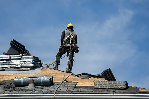 Professional Roof Replacement technician working in Annawan, IL